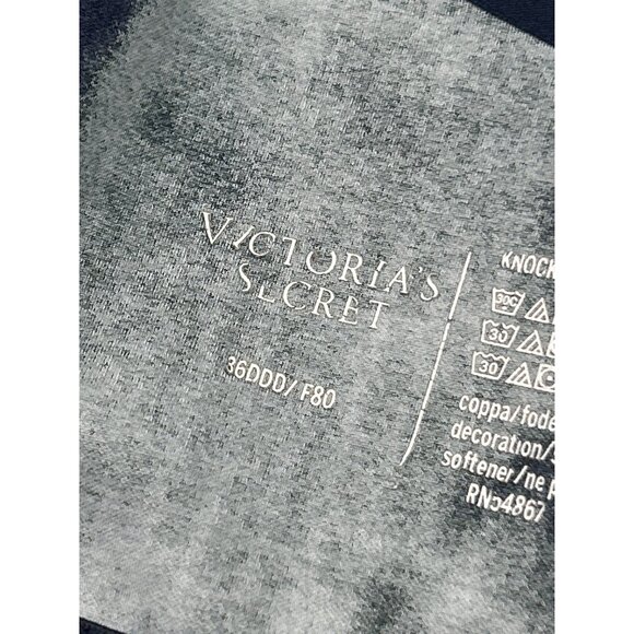 Knockout Womens Front-Zip Sports Bra 36DDD Tie-Dye Blue Adjustable Straps - Picture 8 of 9